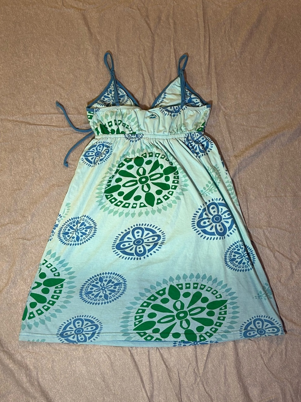 Billabong Y2K Mandala Boho Geometric Sun Dress Size M - Picture 2 of 14